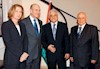 دیدار محمود عباس با اولمرت