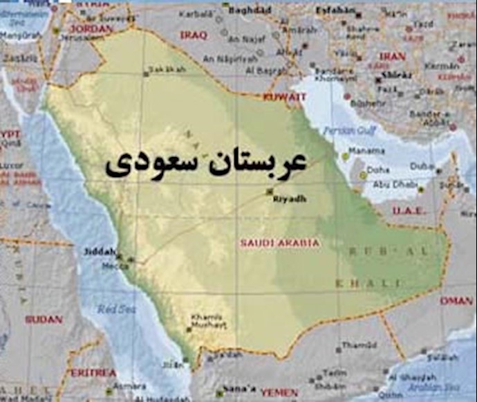 نقشه عربستان سعودی