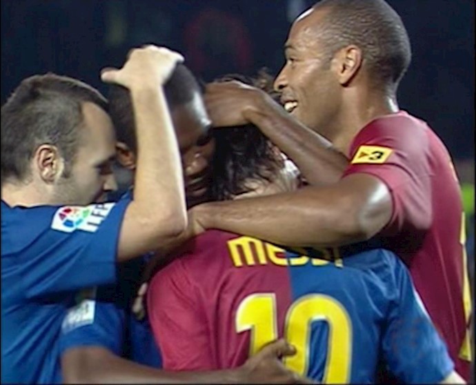 بارسلونا تیم آلمریا را در هم کوبید