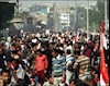 تظاهرات مردم عراق در حمایت از توافقنامه امنیتی