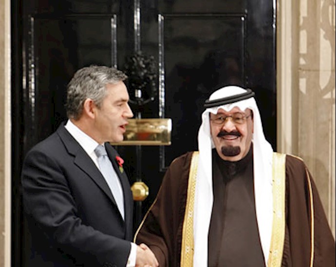 گردون براون و ملک عبدالله