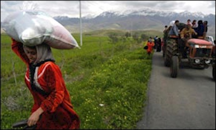 توپ باران رژیم آخوندی و کوچ مردم کردستان عراق