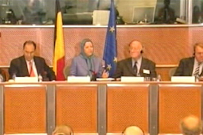 پارلمان اروپا- سخنرانی خانم مریم رجوی