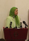 سفر خانم مریم رجوی به ایتالیا - رم