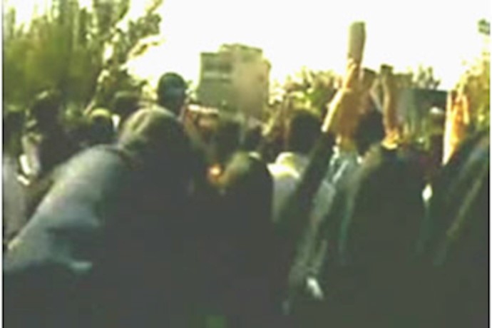 تظاهرات دانشجویان دانشگاه آزاد