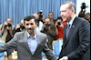 پاسدار احمدی نژاد و رجب طیب اردوغان نخست وزیر ترکیه
