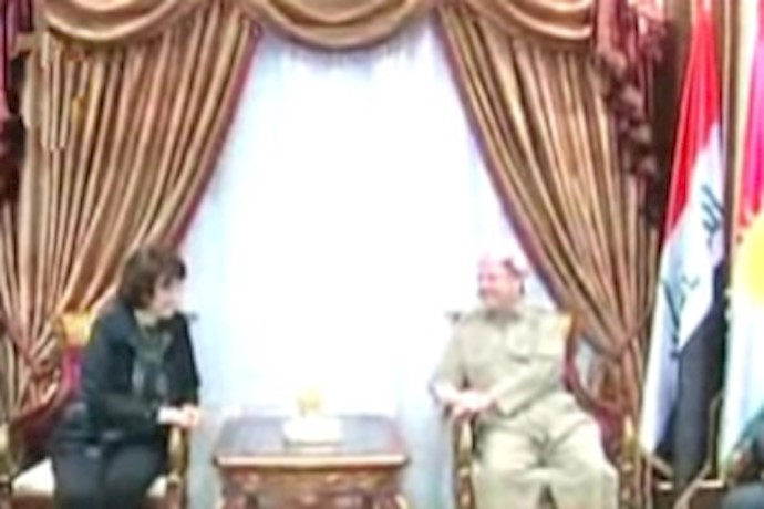 میتران از کردستان عراق دیدار کرد