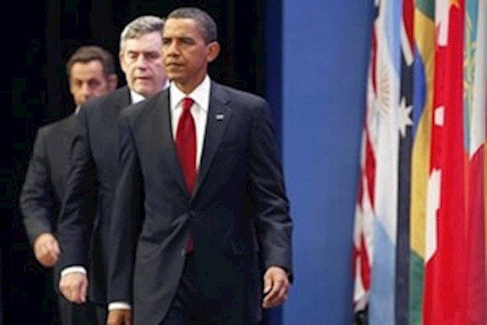 اوباما.، سارکوزی و گوردون براون