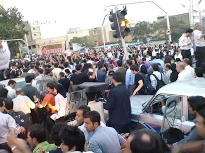 تظاهرات ضدحکومتی سراسری 25خرداد - تهران