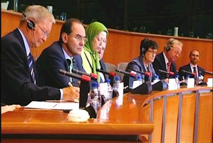 مریم رجوی در پارلمان اروپا-بروکسل