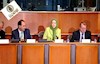 جلسه پارلمانی  با حضور خانم مریم رجوی در بروکسل