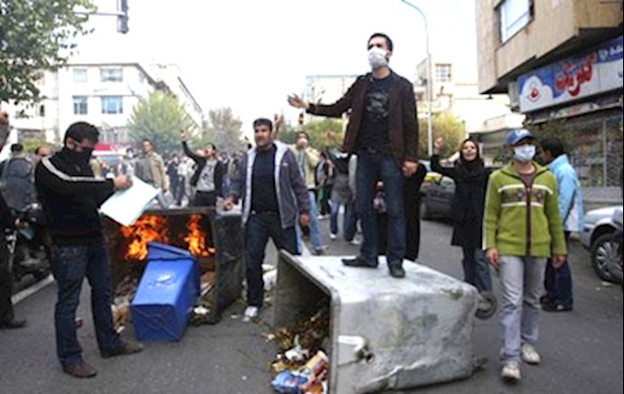 تظاهرات ضدحکومتی مردم تهران-13 آبان