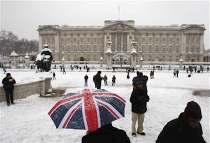 بارش برف سنگین در انگلستان
