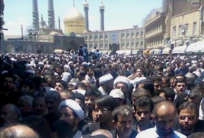 تشییع جنازه  آیت الله منتظری