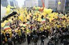 جشن پیروزی خروج از لیست در بروکسل