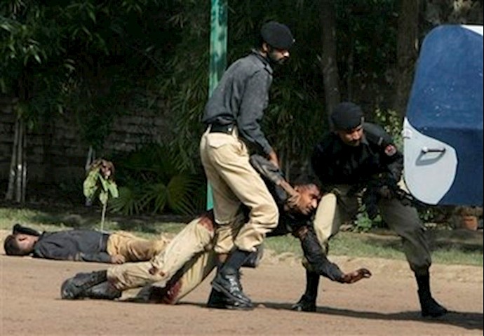 درگیری پلیس پاکستان