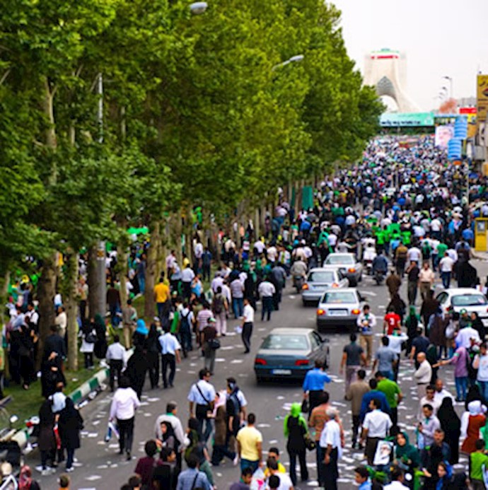 تظاهرات تهران