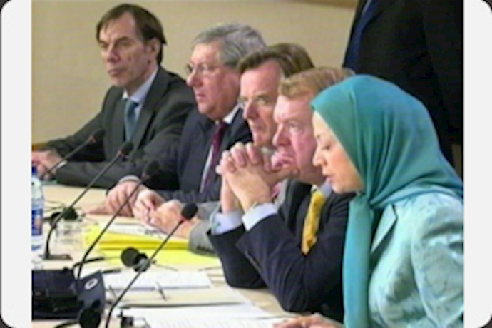 خانم مریم رجوی در پارلمان اروپا