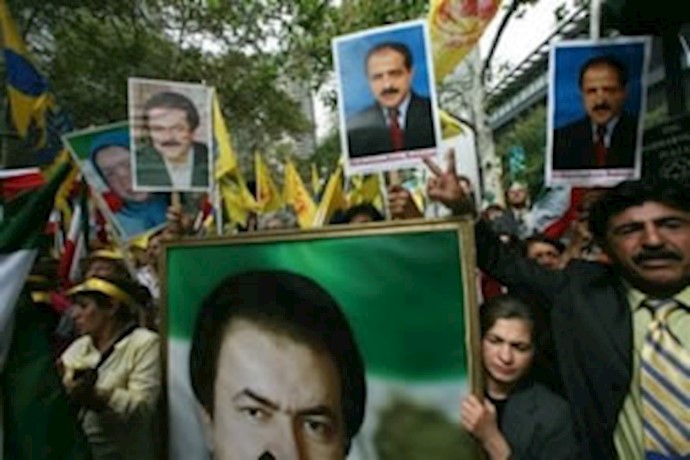 تظاهرات ایرانیان آزاده در نیویورک علیه پاسدار هزارتیر