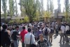 تجمع اعتراضی دانشجویان دانشگاه صنعت آب و برق(عباسپور) جلوی سلف سرویس دانشگاه