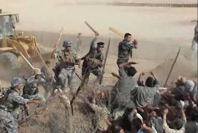 حمله مزدوران عراقی به مجاهدان اشرف