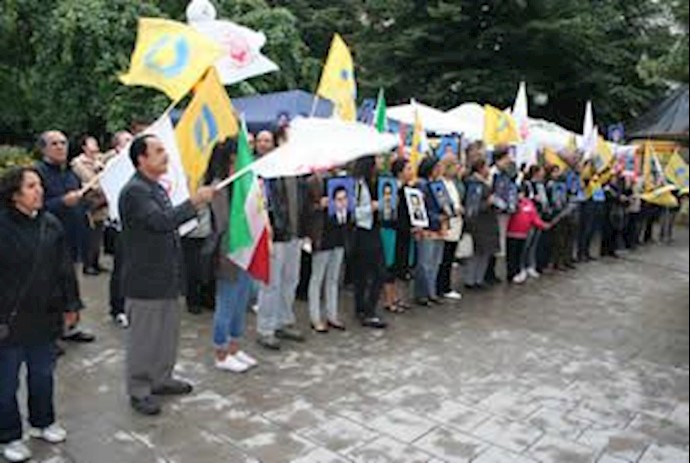 تظاهرات مجاهدین در سوئد- آرشیو