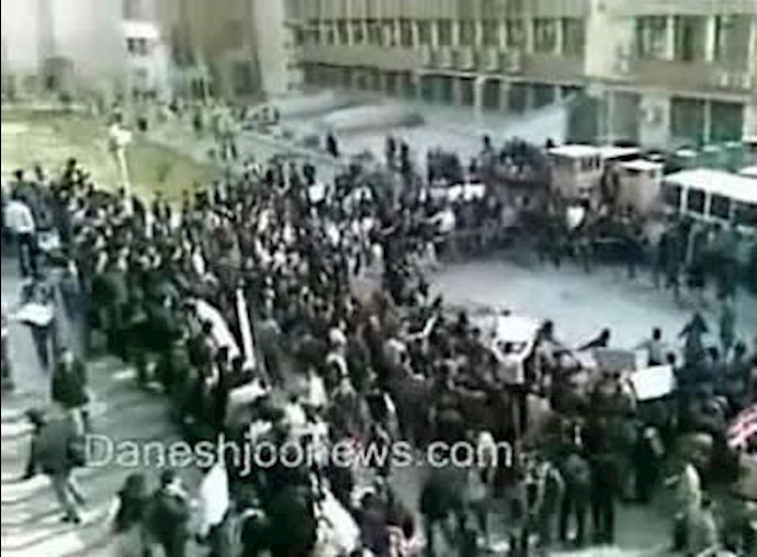 تجمعات اعتراضی روز دانشجو در دانشگاه های ایران