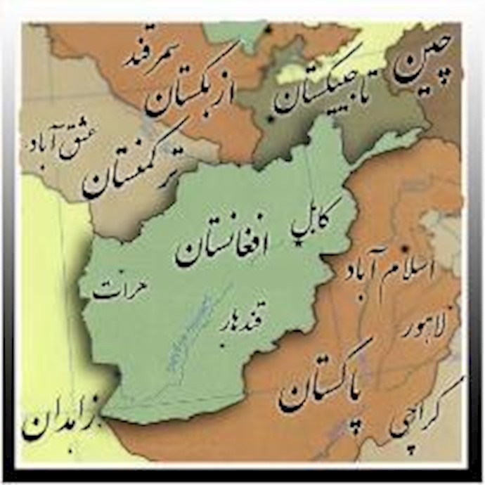 نقشه افغانستان