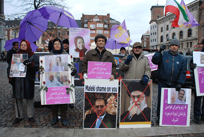 تظاهرات حامیان مقاومت در کپنهاگ