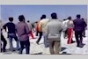 تظاهرات ضدحکرمتی مردم در بستر دریاچه ارومیه-  سیزده بدر89