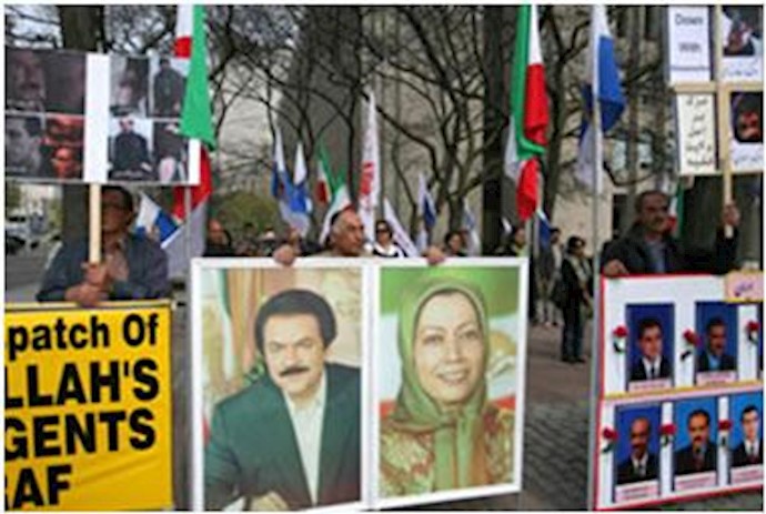 تظاهرات حامیان مقاومت در تورنتو کانادا در حمایت از مجاهدان اشرف
