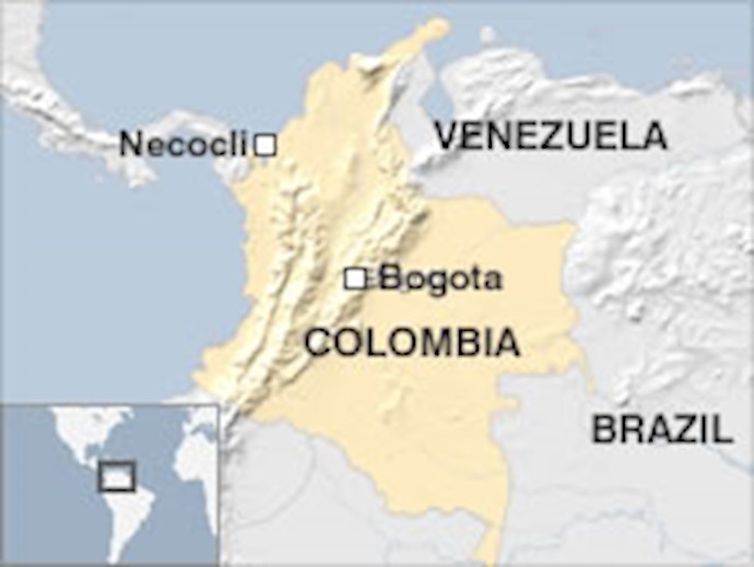 نقشه کلمبیا