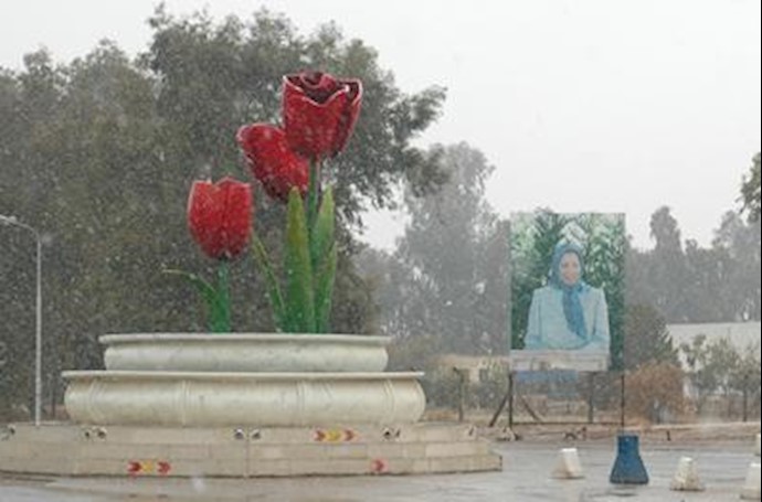بارش تگرگ بی سابقه در اشرف - آرشیو