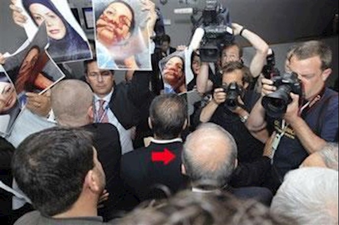 متکی وزیر خارجه آدمربا و جنایتکار آخوندی در پارلمان اروپا مفتضح شد