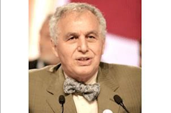 سید احمد غزالی نخست﻿وزیر سابق الجزایر و رئیس کمیته عربی اسلامی دفاع از اشرف