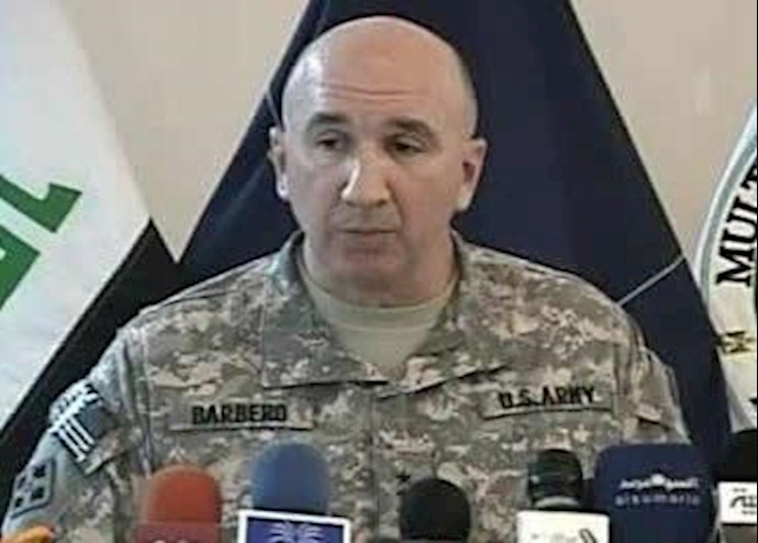 ژنرال مایکل باربیرو, نسبت به خطر دخالتهای رژیم آخوندی در عراق هشدار داد