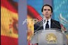 سخنرانی خوزه ماریا ازنار نخست وزیر سابق اسپانیا در گردهمایی بزرگ تاورنی
