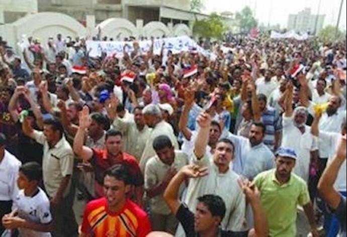 تظاهرات مردم بصره در اعتراض به بی کفایتی دولت مالکی در تأمین خدمات شهری و  آب و برق به خون کشیده شد- آرشیو