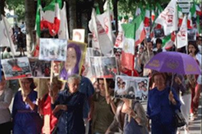 تظاهرات حامیان مقاومت در گرامیداشت 18تیر و علیه صدور حکم سنگسار