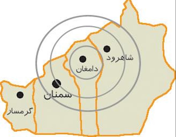 وقوع زلزله در منطقه دامغان