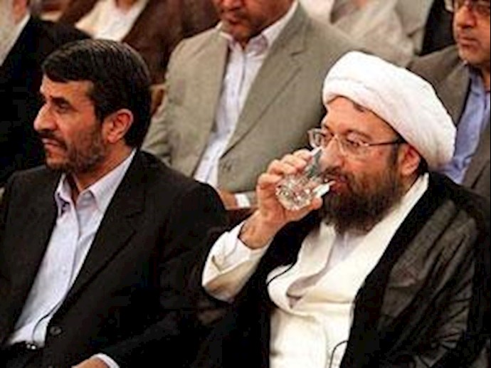 آخوند صادق لاریجانی و احمدی نژاد