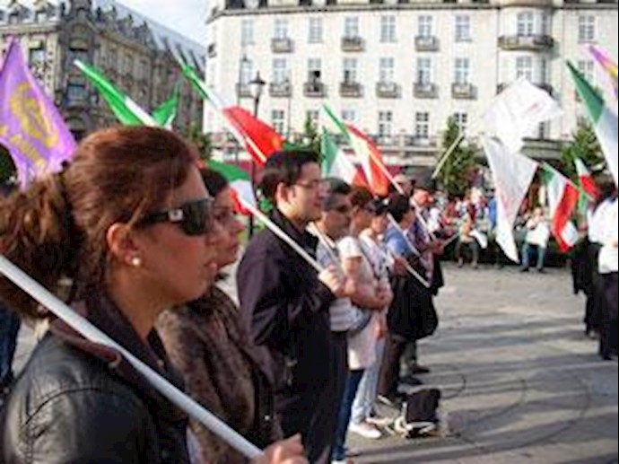 تظاهرات حامیان مقاومت در نروژ در حمایت از مجاهدان اشرف