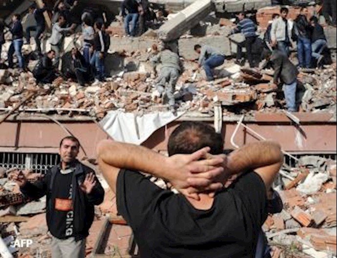زلزله در شهر وان ترکیه