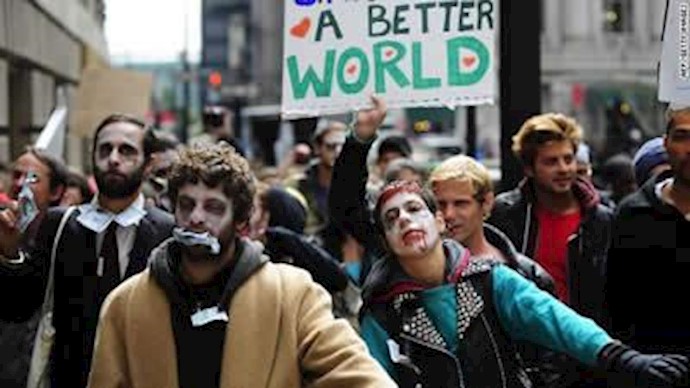 تظاهرات ضد وال استریت در نیویورک