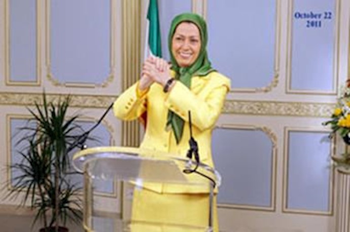 پیام خانم مریم رجوی هموطنان در جلوی کاخ سفید