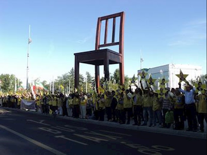 تظاهرات هموطنان در ژنو