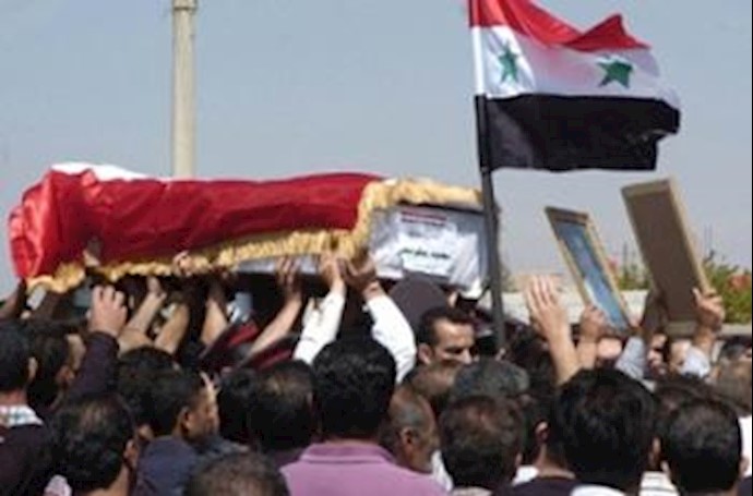 سوریه - تشییع‌جنازه کشته‌شدگان تظاهرات ضدحکومتی- آرشيو