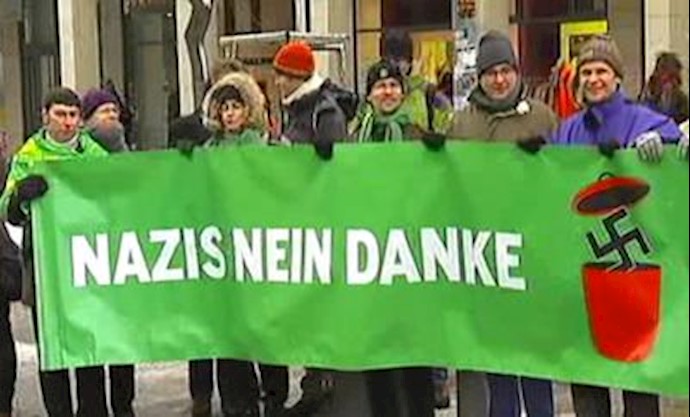 آلمان - درس‌دن - تظاهرات علیه نئونازیها- آرشیو