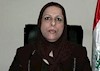 عالیه نصیف جاسم نماینده پارلمان عراق 