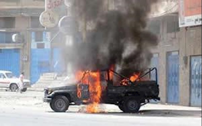 گلوله باران شهر تعز در یمن توسط نیروهای علی عبدالله صالح- آرشیو